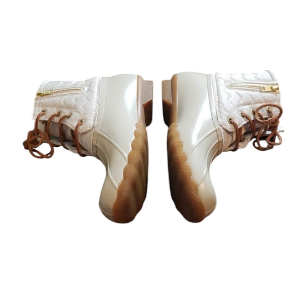 Sperry Women's Saltwater Chevron Duck Boot with Side Zipper - Picture 16 of 16